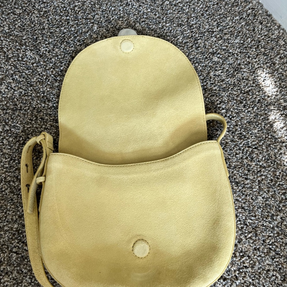 NWT Yellow Suede Dakota madewell bag - Picture 4 of 6